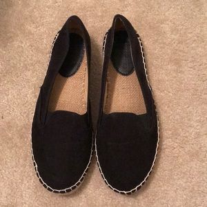 Black slip on shoes